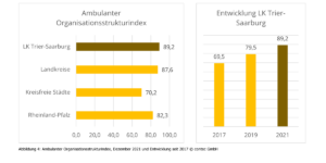 Grafische Darstellung Ambulanter Organisationsstrukturindex
